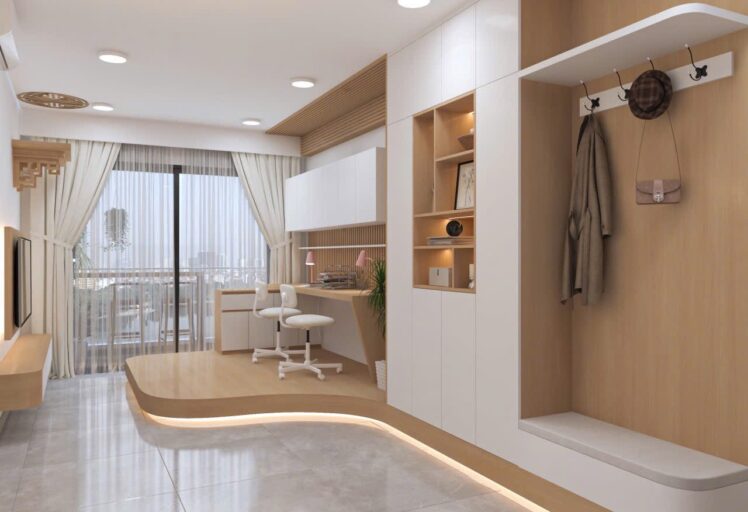 Portfolios 36 Thiet ke 3D can ho vinhome grand park 2 pn 8