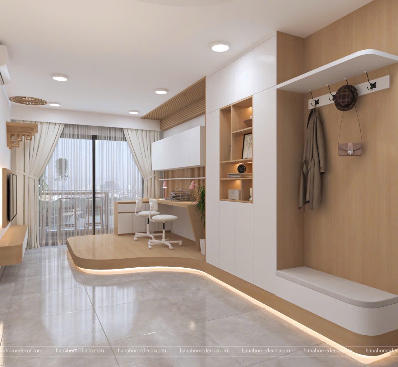 Thiet ke 3D can ho vinhome grand park 2 pn 8