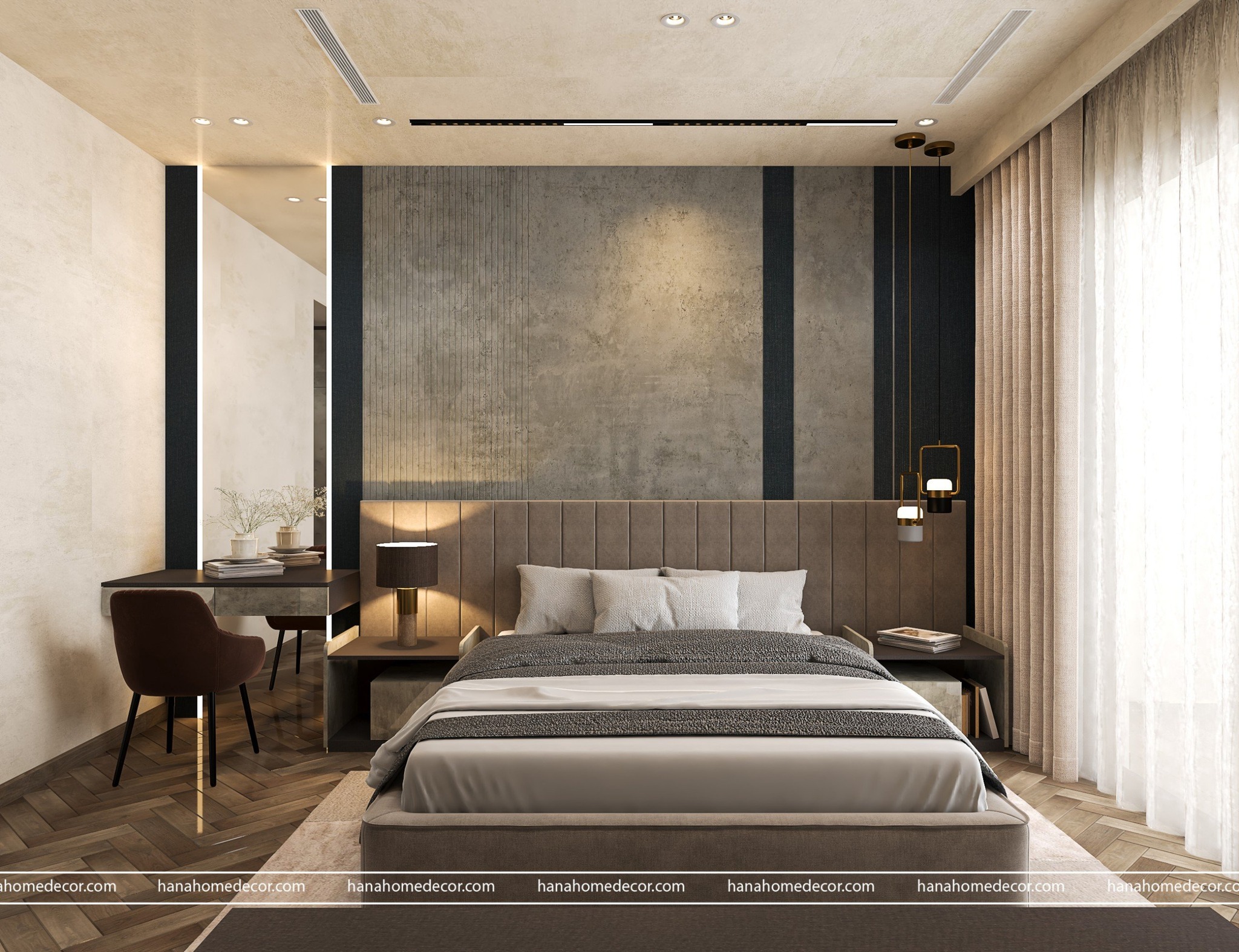 thiet ke 3d can ho lumiere riverside 3 pn 5