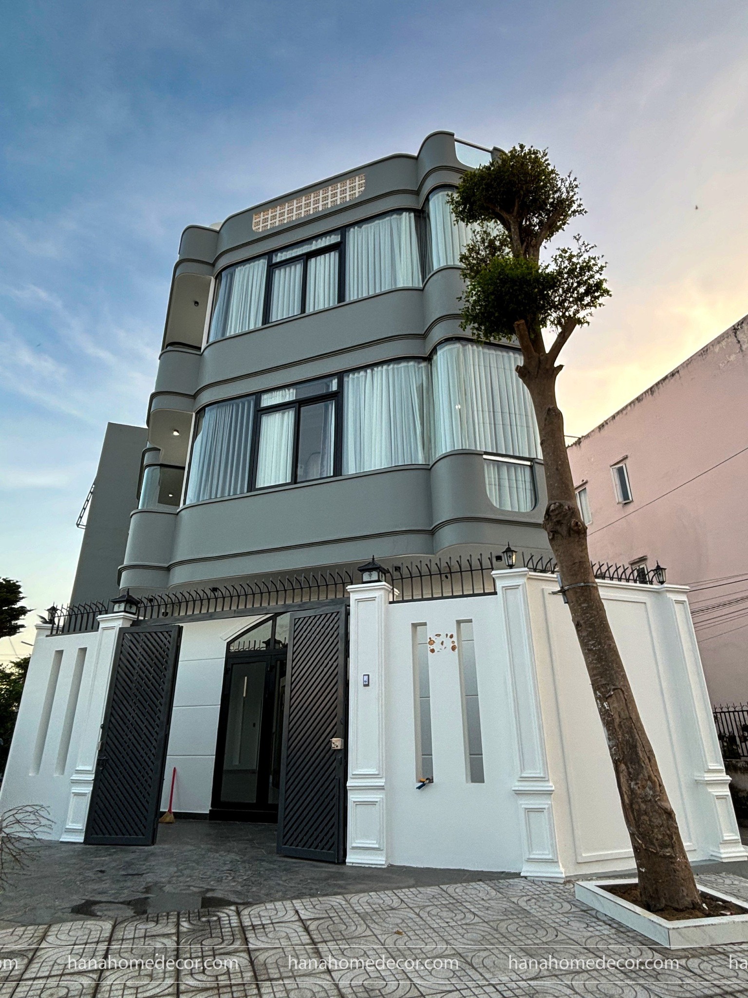 Thiet ke thi cong nha pho 2 tang 3PN 2