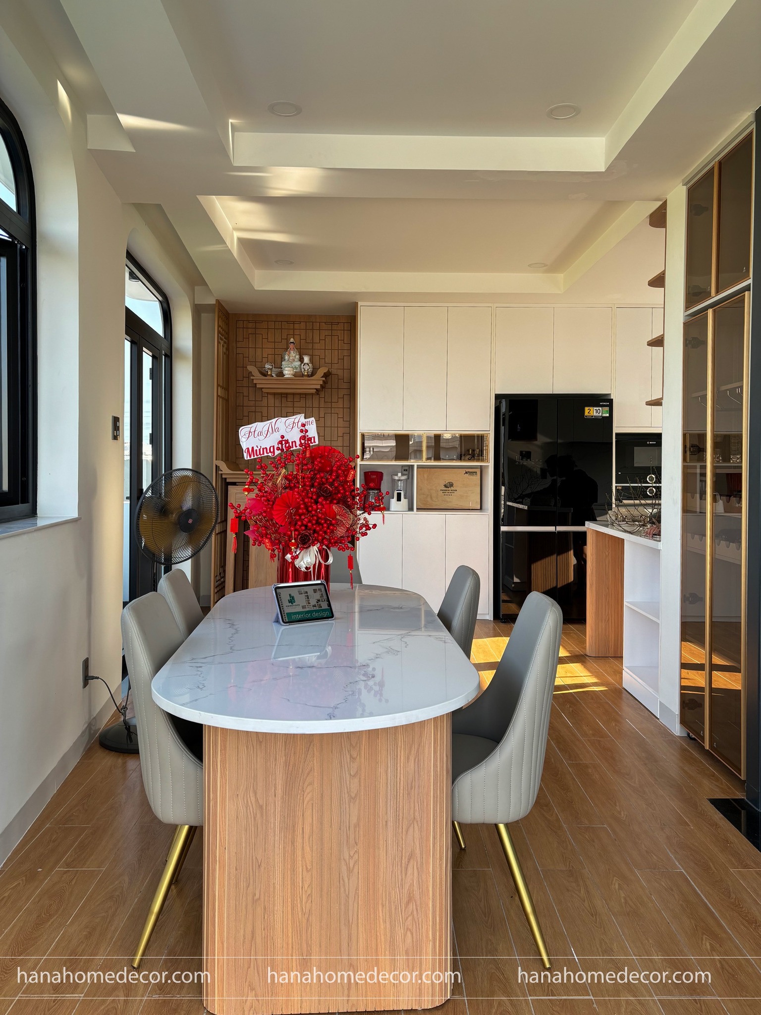 Thiet ke thi cong nha pho 2 tang 3PN 7